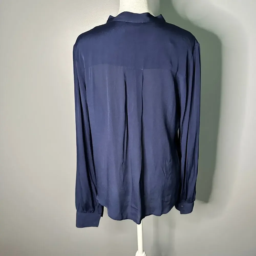 Reset by Jane Bow Tie Blouse Size Medium - Picture 2 of 8